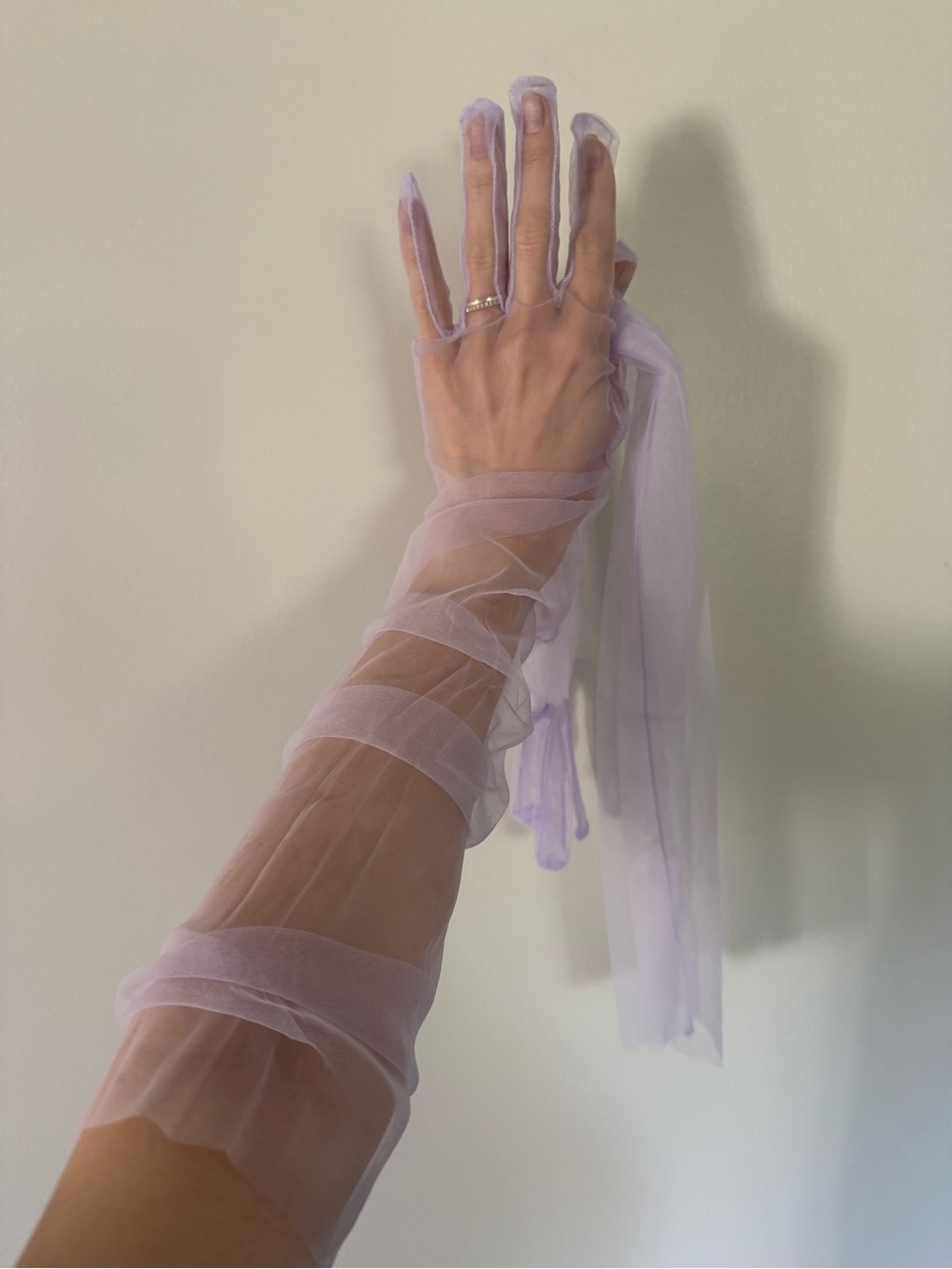 Sheer Lilac Gloves